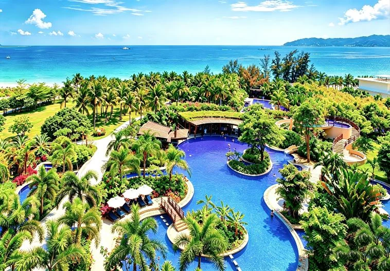 Mangrove Tree Resort Yalong Bay — Общий вид курорта